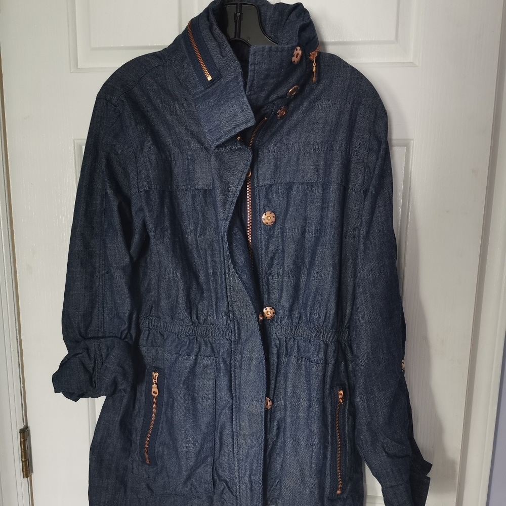Bloomingdale deniem coat